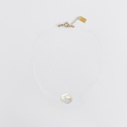 LIV SINGLE BAROQUE PEARL NECKLACE