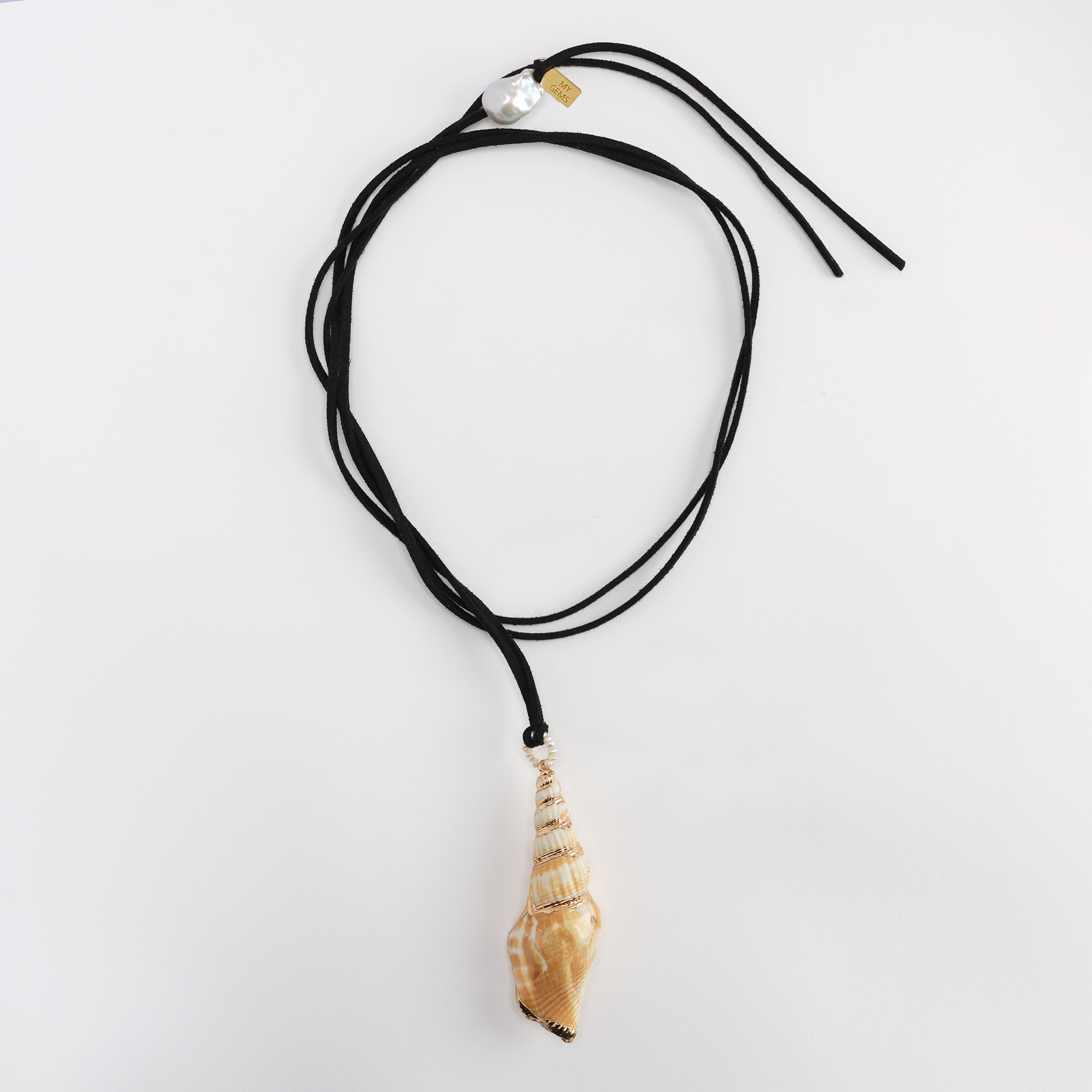 LYRA NATURAL SHELL CHOKER