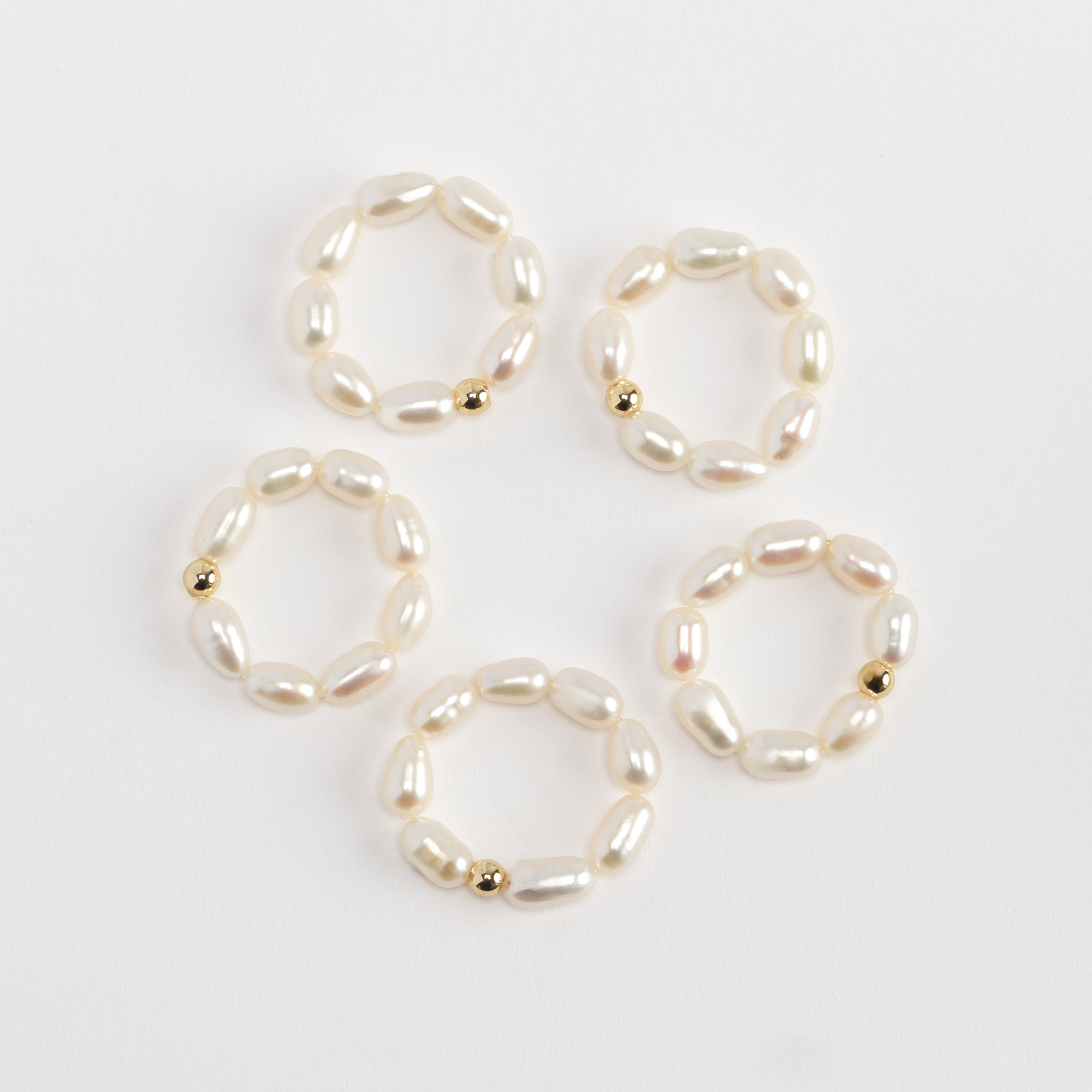 NICK FRESHWATER RICE PEARL RING