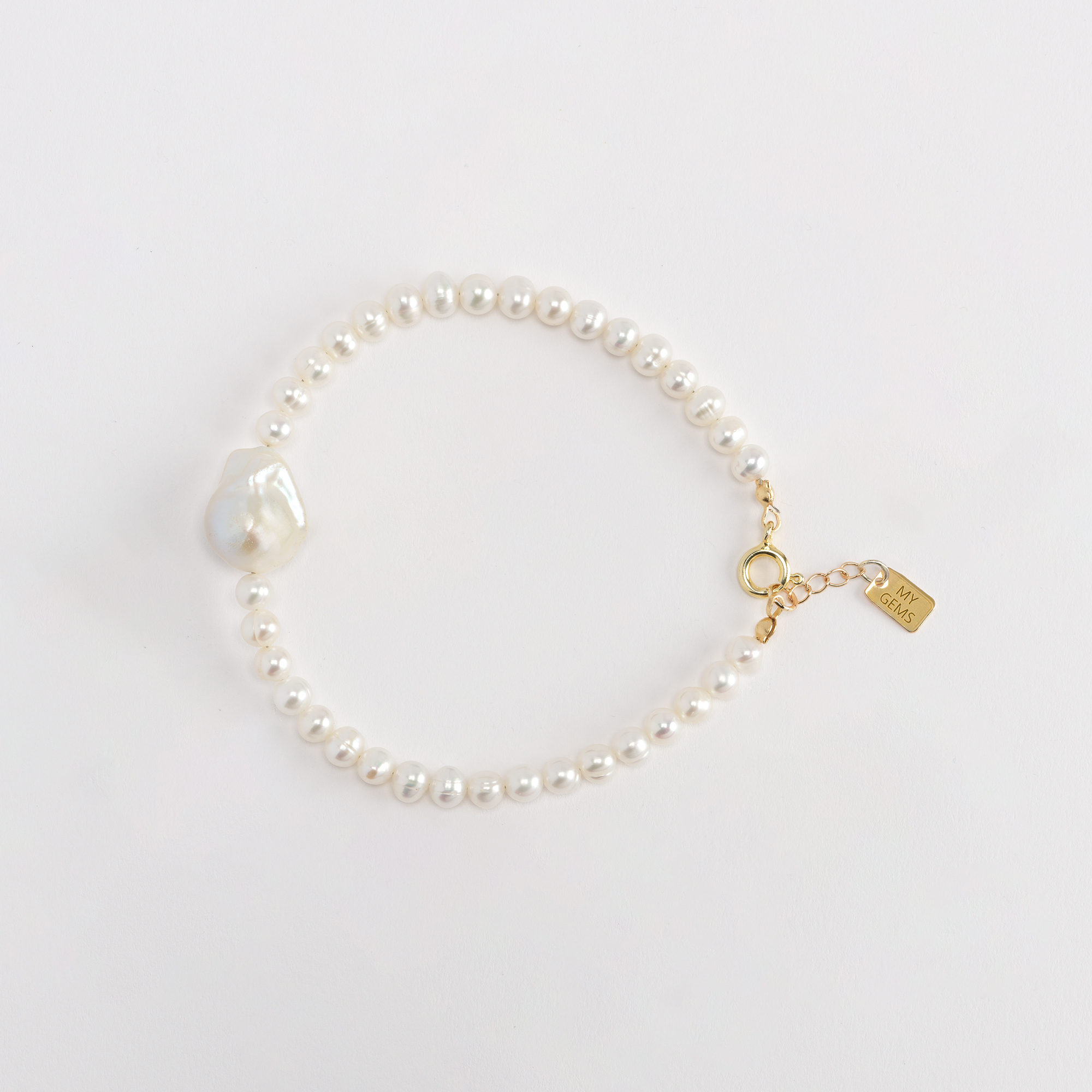 JADE FRESHWATER PEARL ANKLET