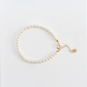 JHON PEARL ANKLET – RICE & ROUND PEARLS