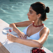 NOLA CARNELIAN NECKLACE