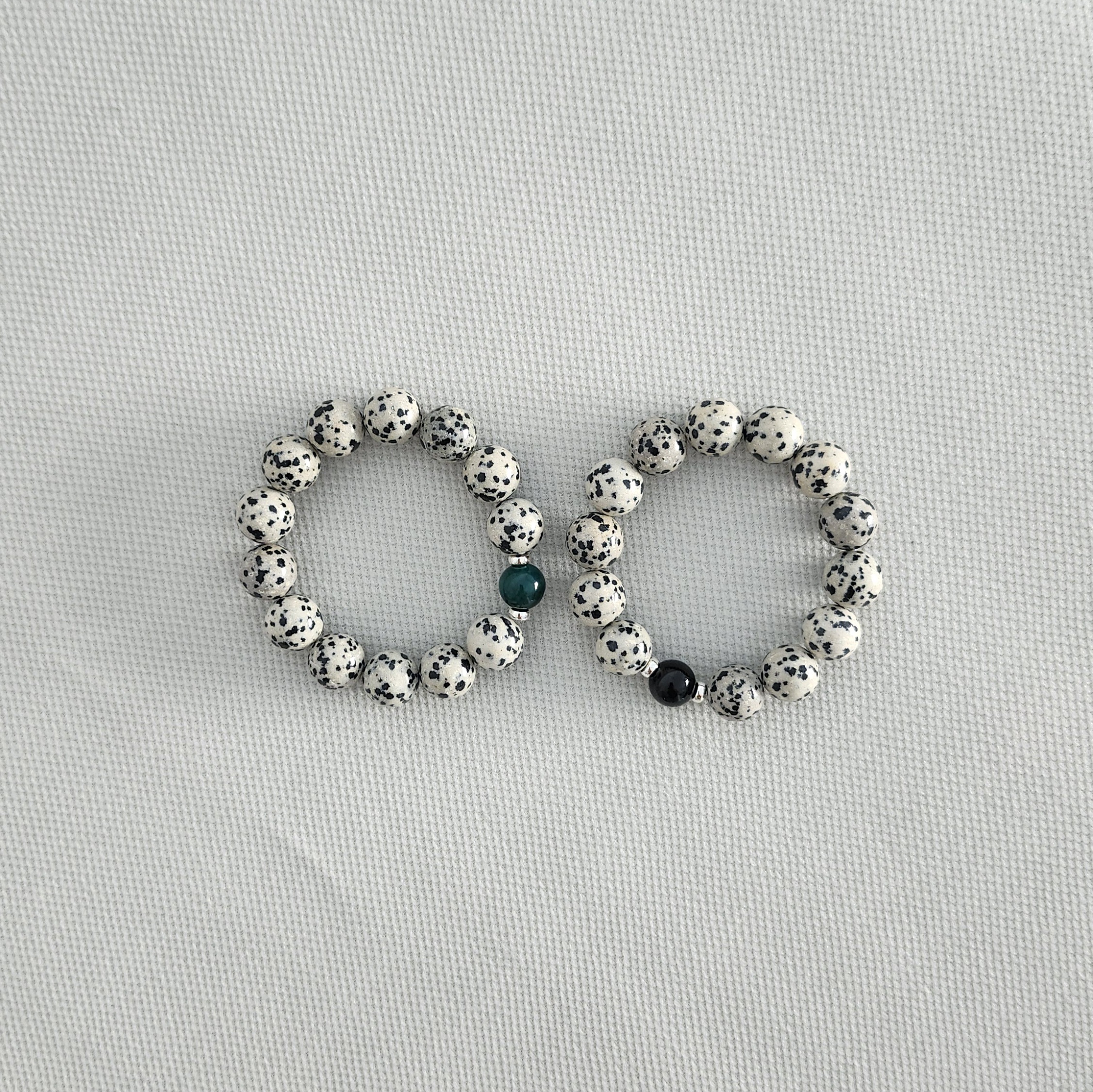 Eric Bracelet gemstone bracelet with silver elements by My Gems