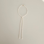 Loni Necklace elegant pearl choker handcrafted by My Gems