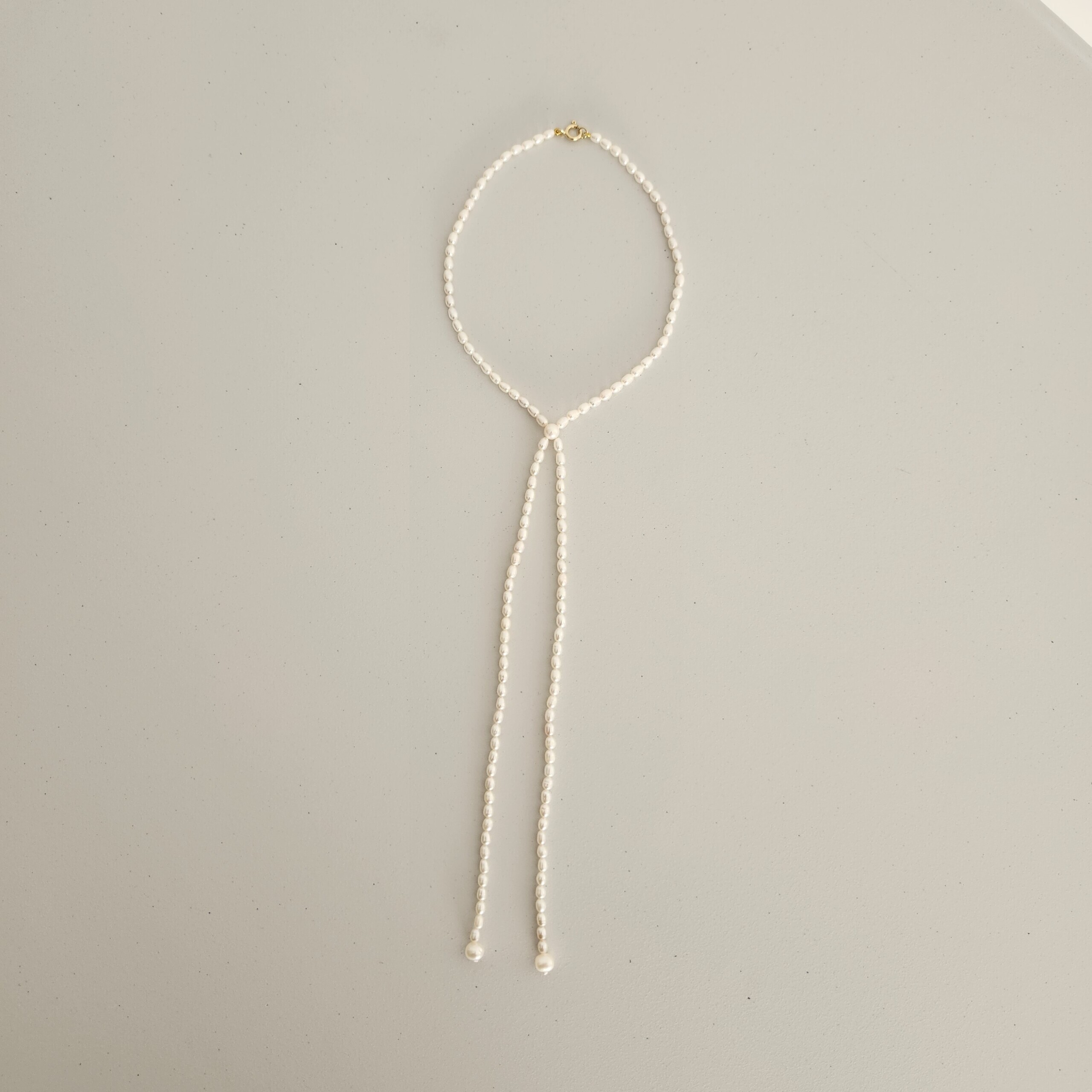 Loni Necklace elegant pearl choker handcrafted by My Gems